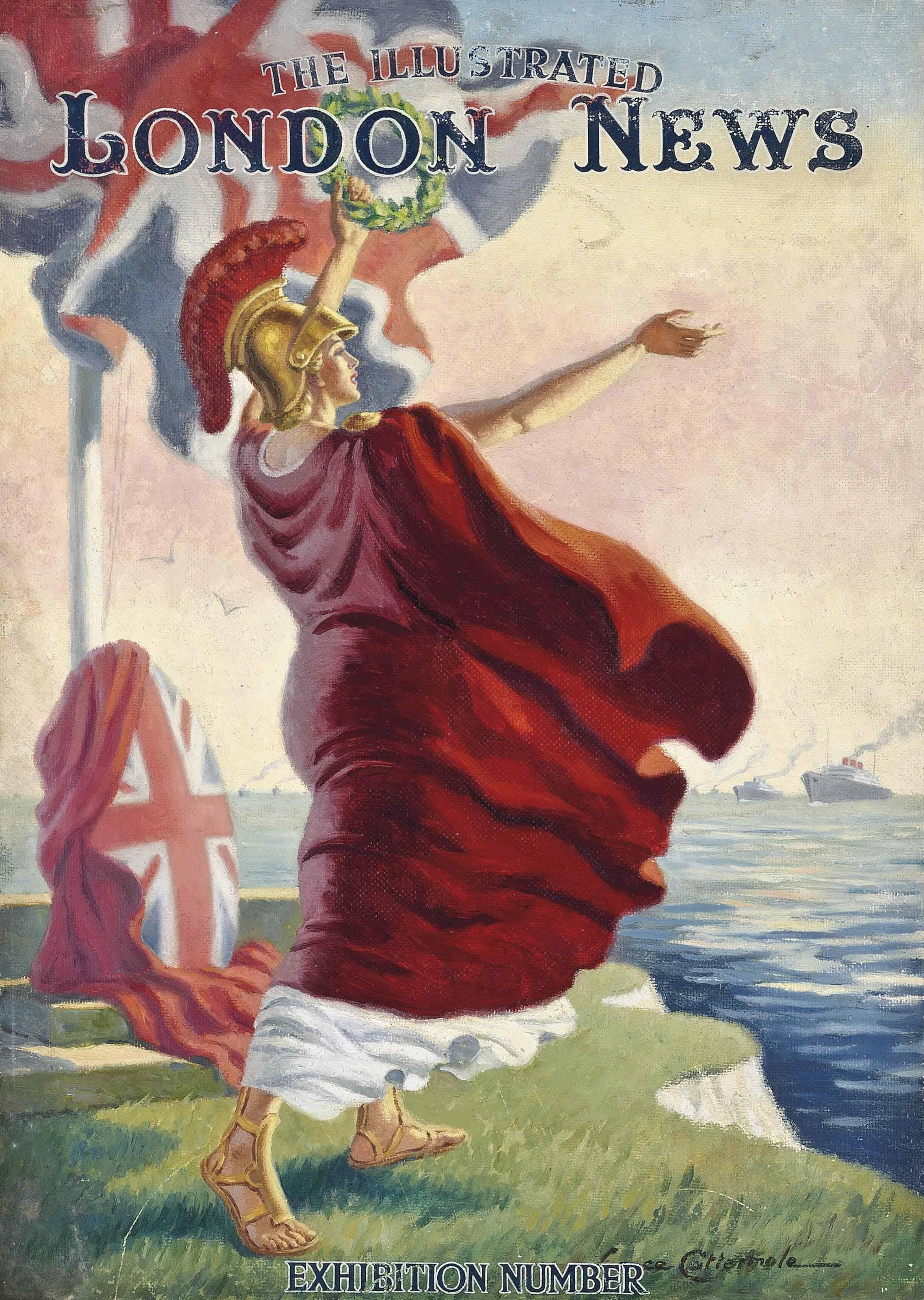 Lance Cattermole - Front cover of the \'Exhibition Number\' of the Illustrated London News to commemorate the Festival of Britain, 26 May 1951