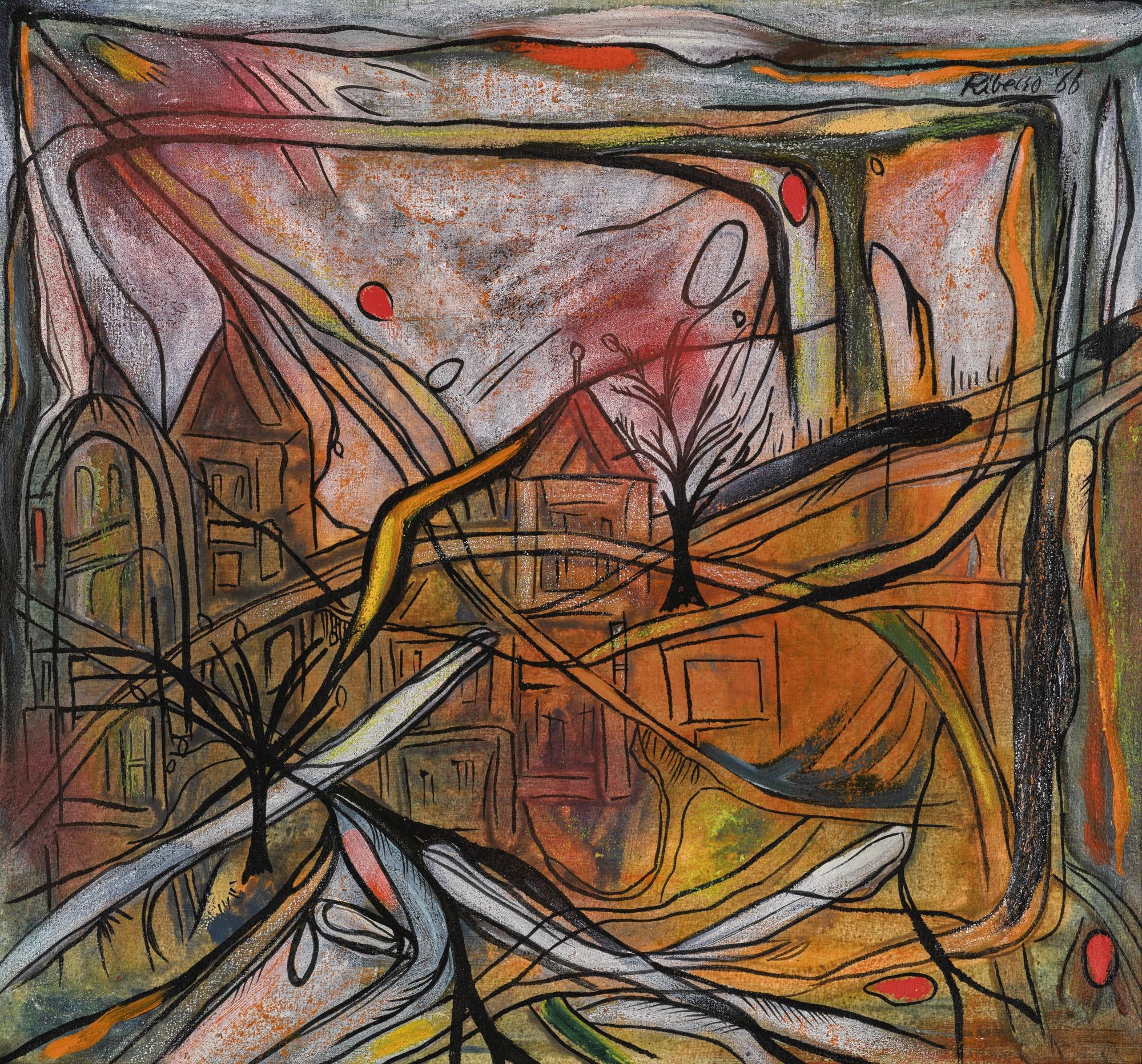 Lancelot Ribeiro - Landscape With Two Trees