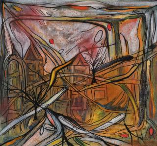 Lancelot Ribeiro - Landscape With Two Trees