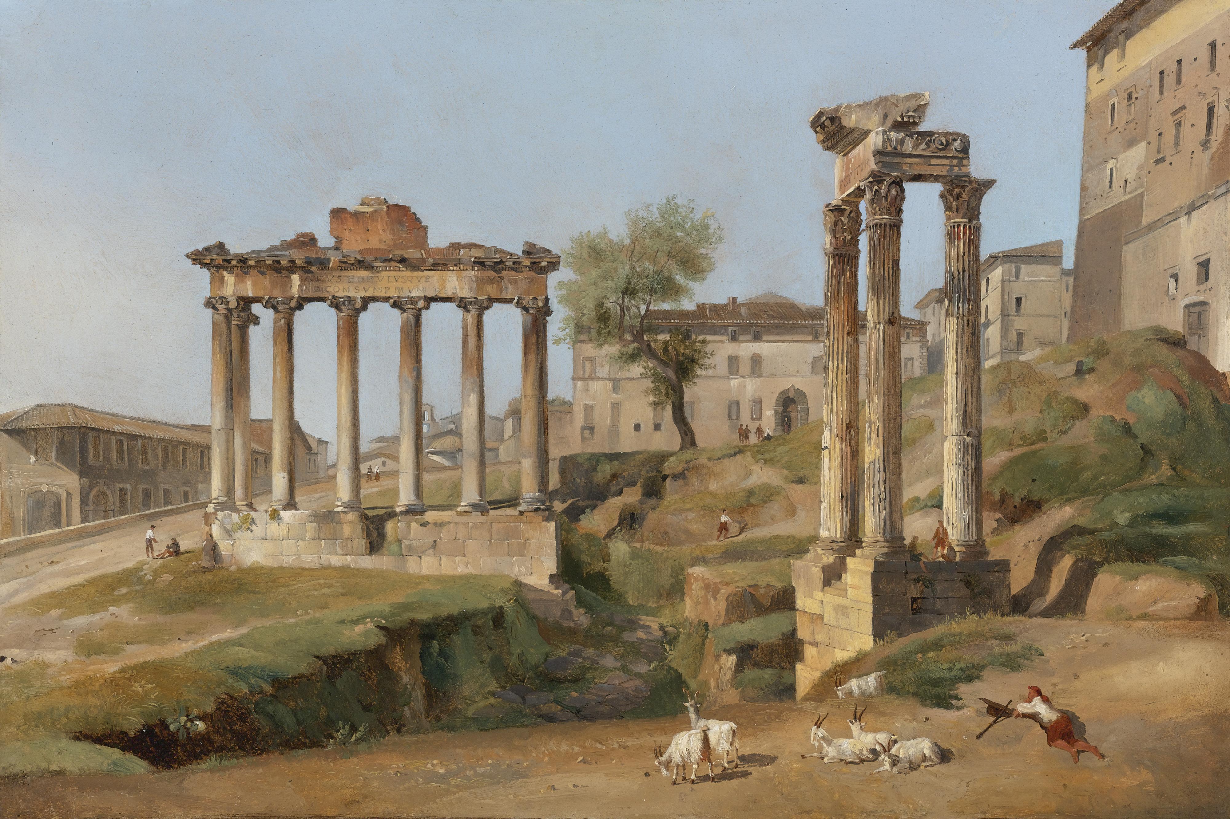 Lancelot-Théodore Turpin De Crissé - A View Of The Roman Forum