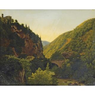 Lancelot-Théodore Turpin de Crissé - Pont Et Aqueduc En Ruine À San Cosimato