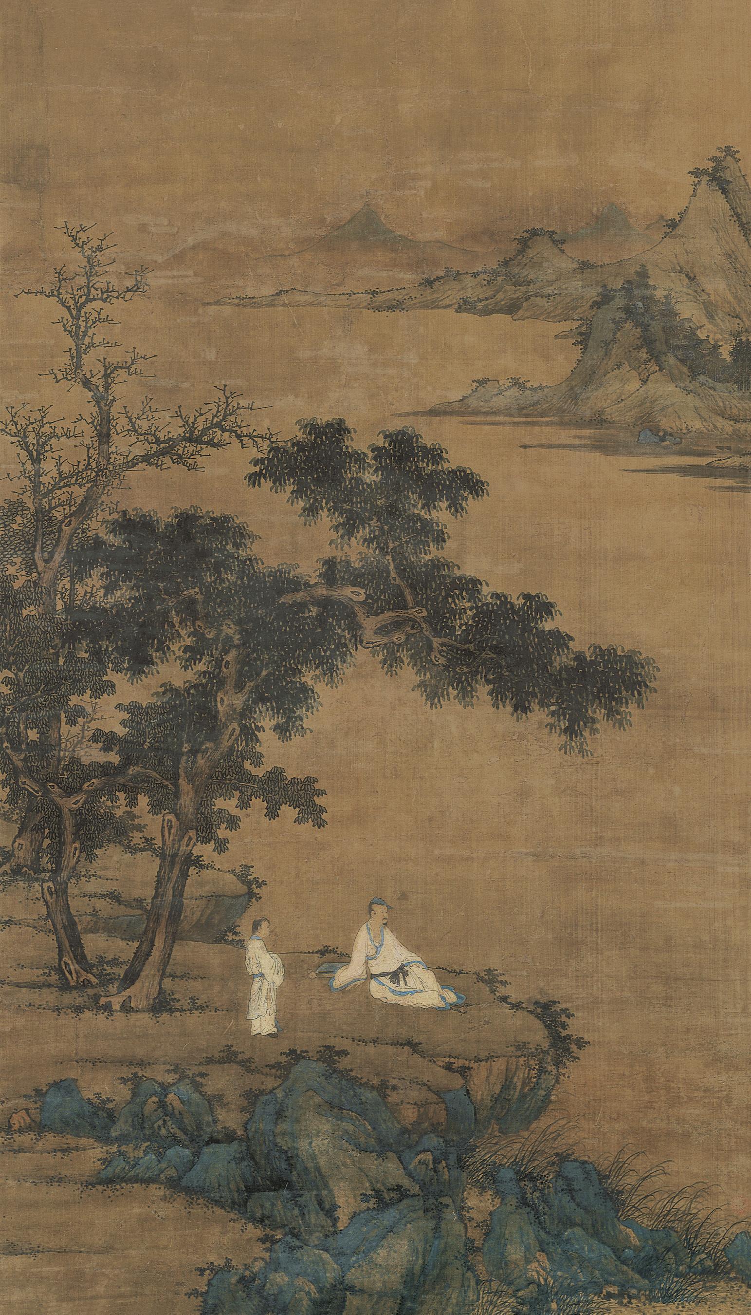 Landscape in Style of Sheng Mao (active 1313-1362)