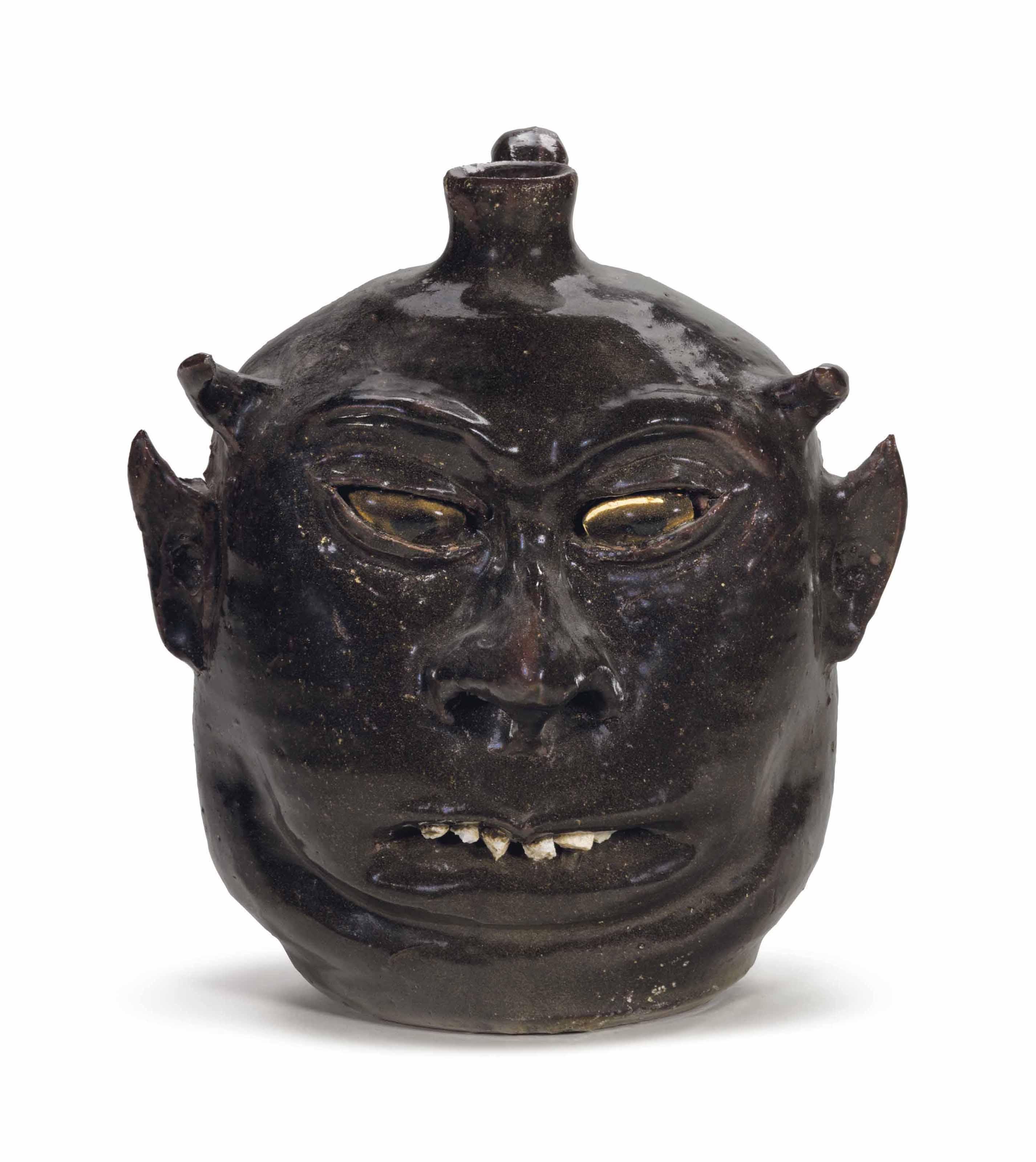 Lanier Meaders - Devil Face Jug with Teeth