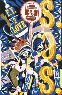 Lari Pittman - A Decorated Chronology Of Insistence & Resignation (Untitled #20)