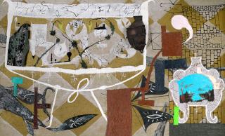 Lari Pittman - Nationalism, 1984