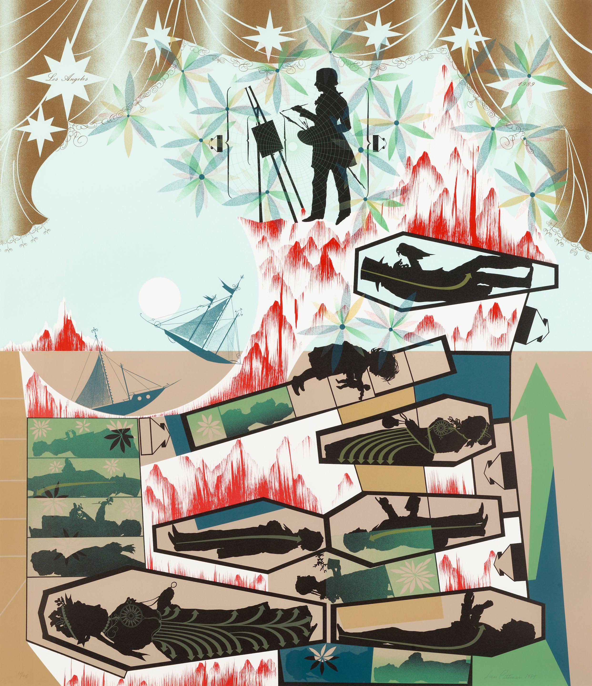 Lari Pittman - This Landscape, Beloved and Despised, Continues Regardless