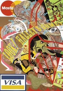 Lari Pittman - Untitled #32 (A Decorated Chronology Of Insistence And Resignation)