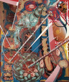 Lari Pittman - Untitled Nr. 6 (View From The Kitchen)