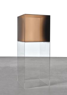 Larry Bell - Cube #28 (Amber)