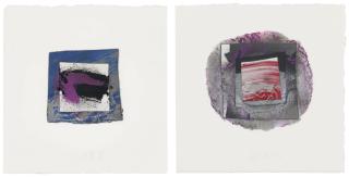 Larry Bell - Fraction #2235 & Fraction #2233 (Two Works)