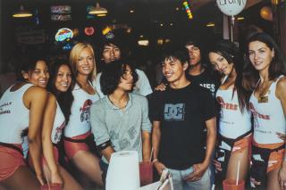 Larry Clark - Jonathan Velasquez, 2004 (Eddie, Kico, Jonathan & Carlos at Hooters, Santa Monica), 2007