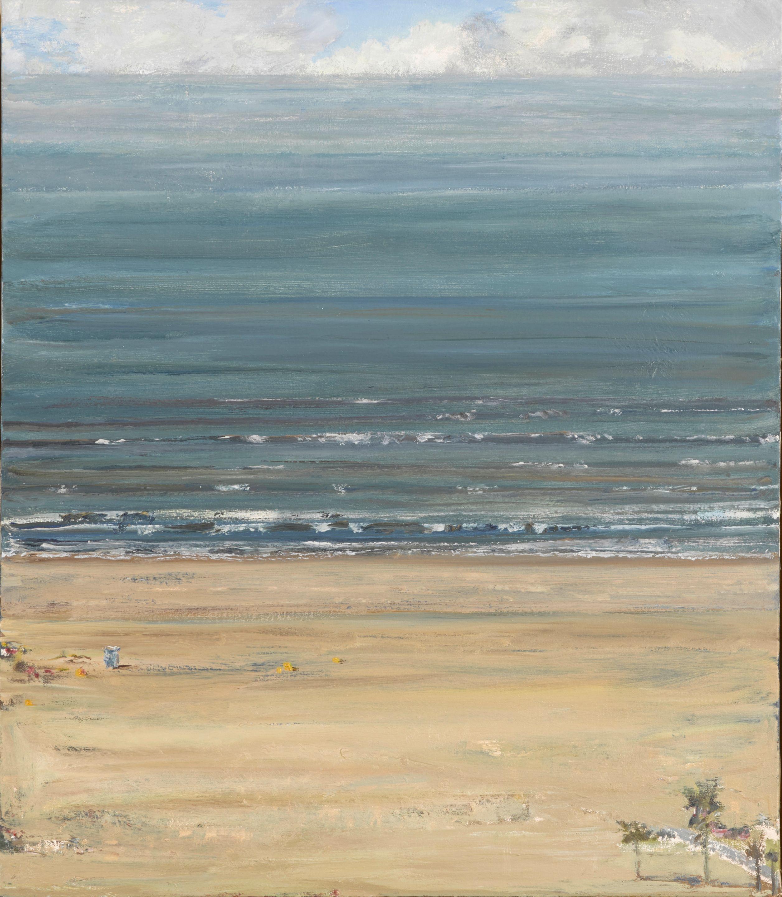 Larry Cohen - View of Santa Monica Beach from Ocean Avenue, 2012