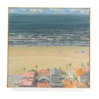 Larry Cohen - View of the Coast from Ocean Ave, Santa Monica, 2014
