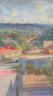 Larry Cohen - View Of The Hollywood Hills From Beverly Glen, 2009