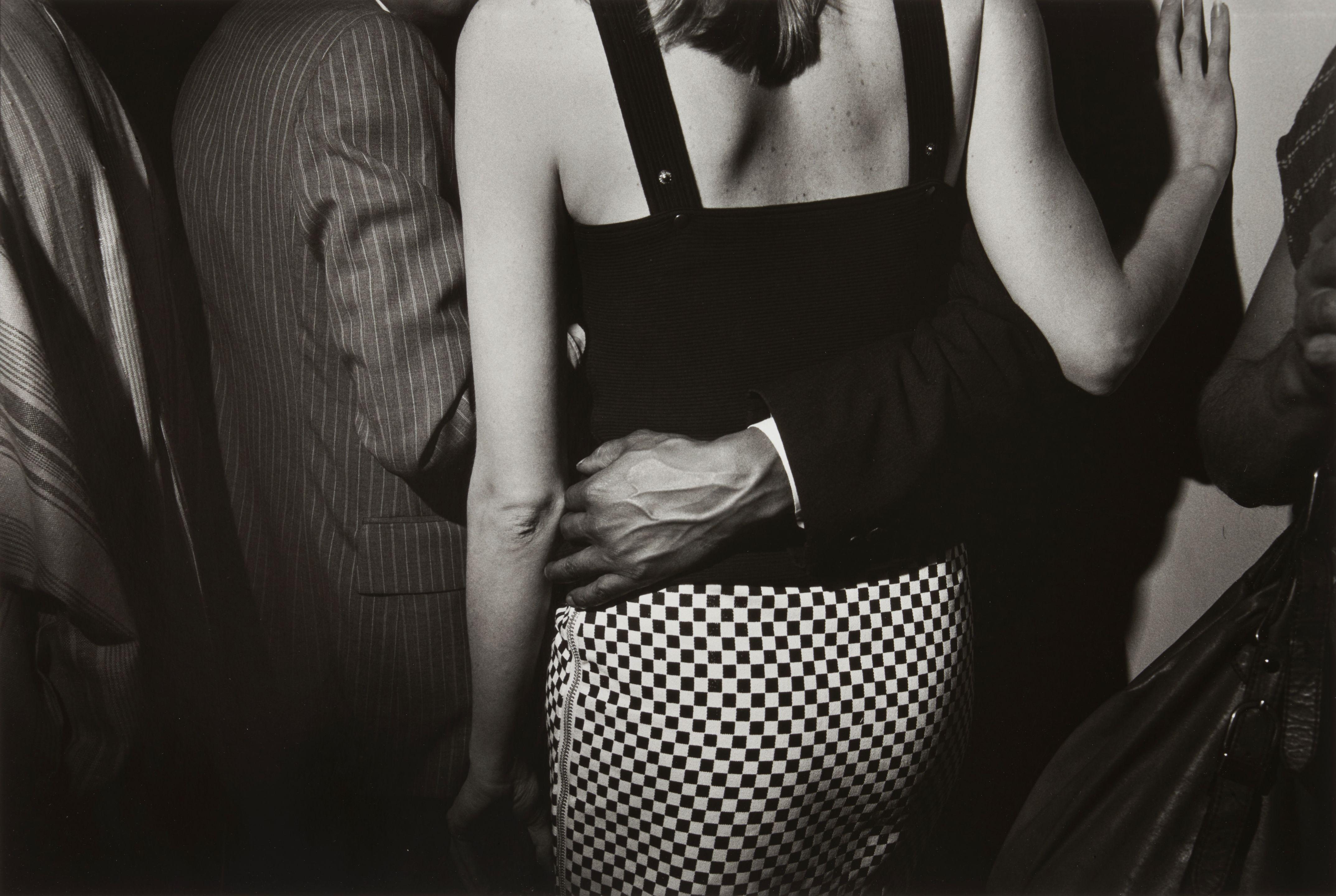 Larry Fink - Black Hand, Checkered Rump, NYC, from the series Social Context