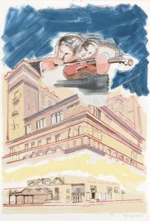 Larry Rivers - Carnegie Hall, From The Carnegie Hall 100Th Anniversary Portfolio
