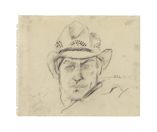 Larry Rivers - De Kooning with My Texas Hat
