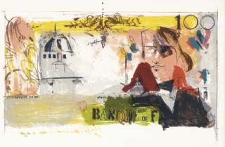 Larry Rivers - French Money (Sparks 35)