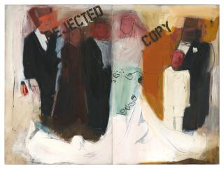 Larry Rivers - Marriage Photograph (Rejected Copy - Social Patterns)