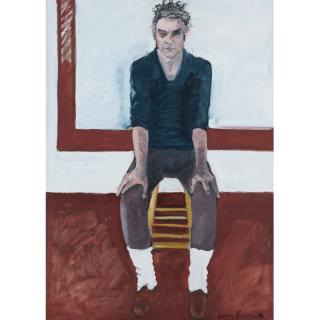 Larry Rivers - Merce Cunningham Seated