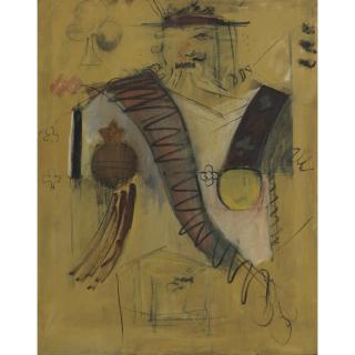 Larry Rivers - Ochre King Of Clubs