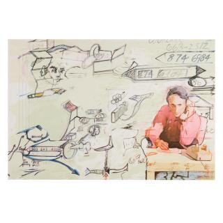 Larry Rivers - On the Phone (Large)