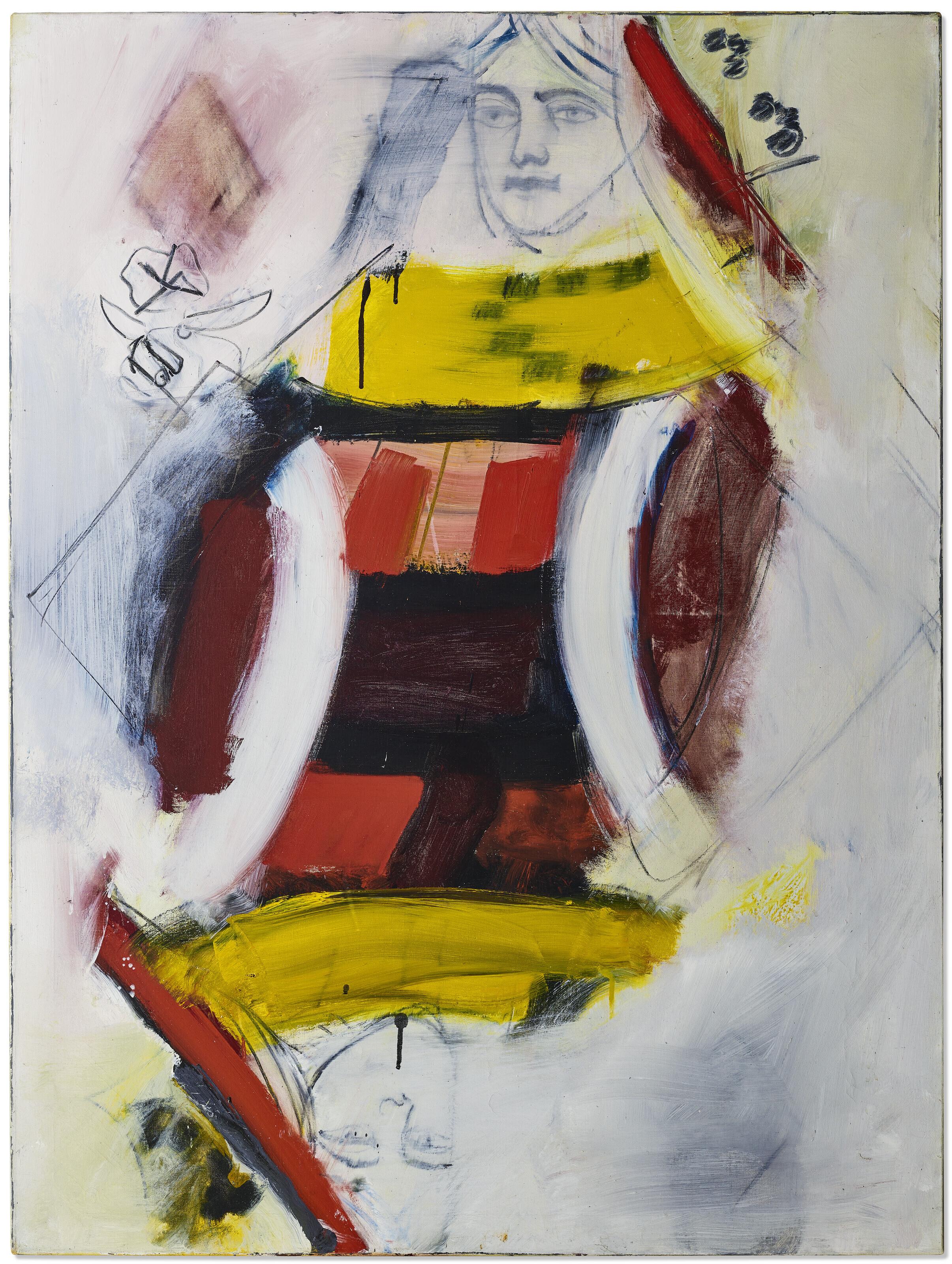 Larry Rivers - Queen of Diamonds