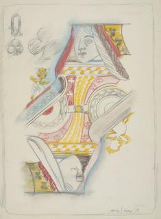Larry Rivers - Sketch For Queen Of Clubs