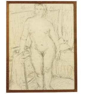 Larry Rivers - Standing nude and Reclining nude