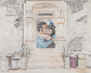 Larry Rivers - Untitled (Two Lovers)