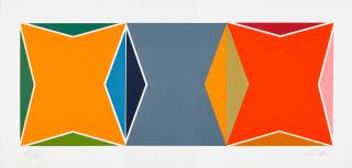 Larry Zox - Three Square Composition