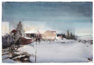 Lars Lerin - \'Mellandag, Värmland\'