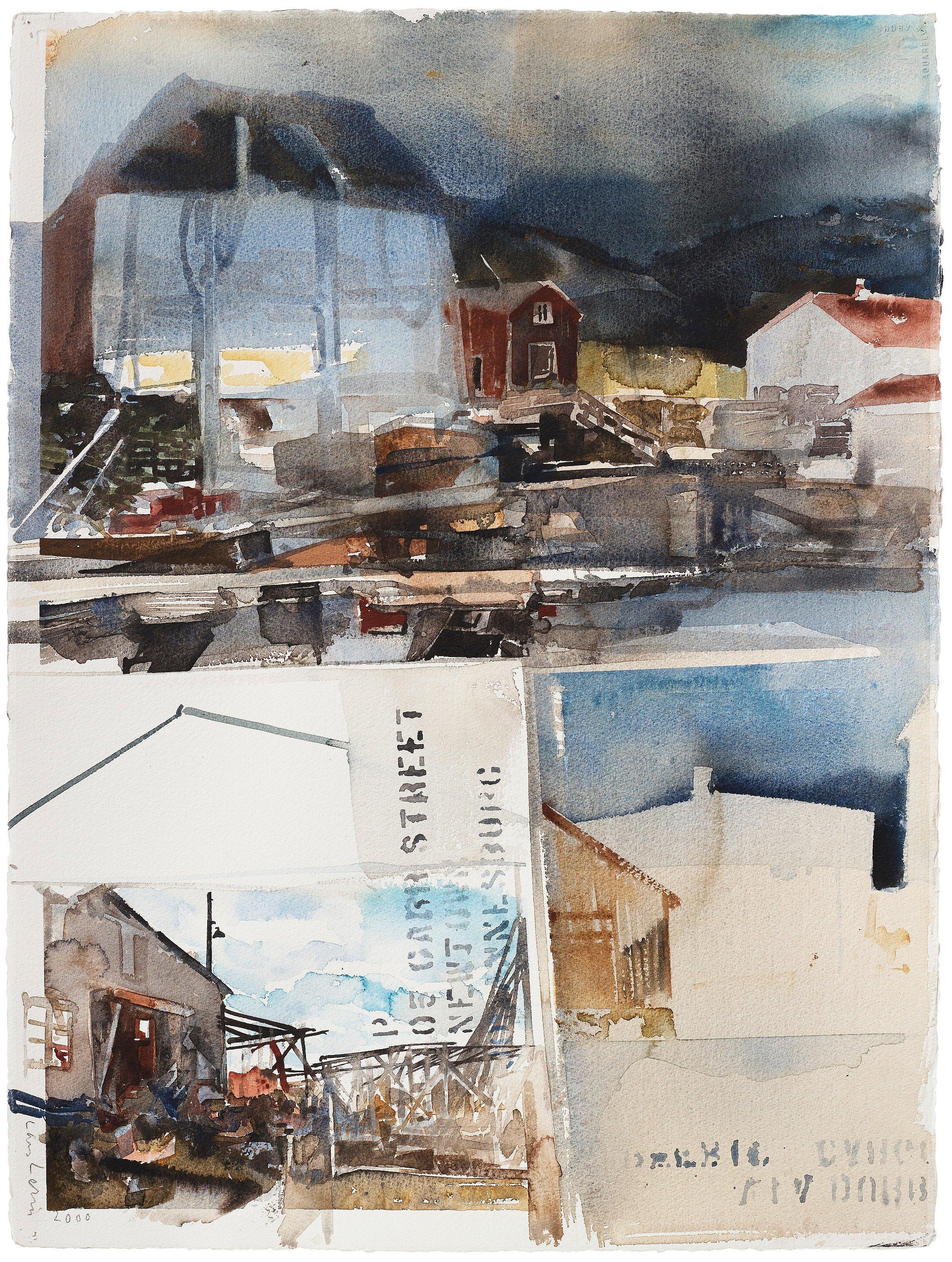 Lars Lerin - Motif from Lofoten