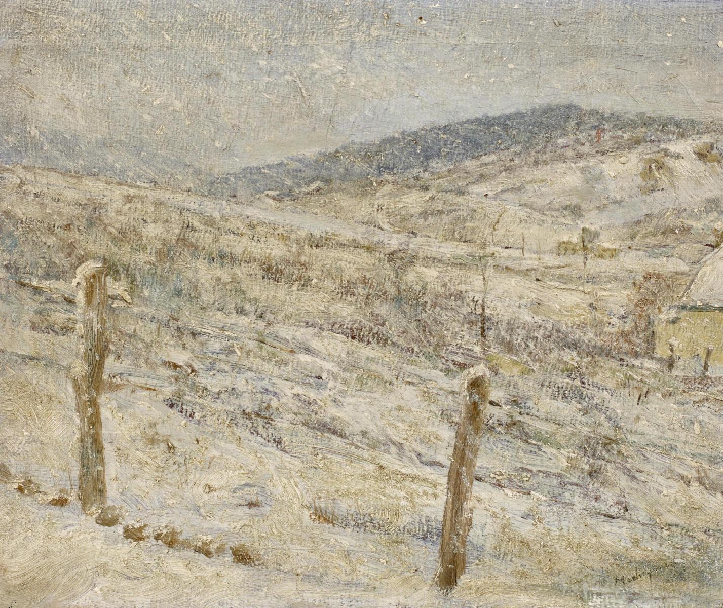 László Mednyánszky - Winterlandschaft