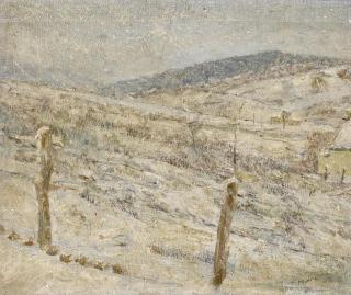 László Mednyánszky - Winterlandschaft