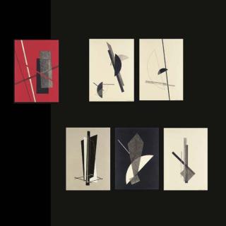 Laszlo Moholy-Nagy - 6. Kestner-Mappe Konstruktionen, Hanover, Kestner-Gesellschaft, 1922-3 (Passuth 122-7)