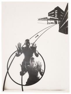 László Moholy-Nagy - Advertisement for Shocken Department Store (Variation of The Law of the Series), 1925