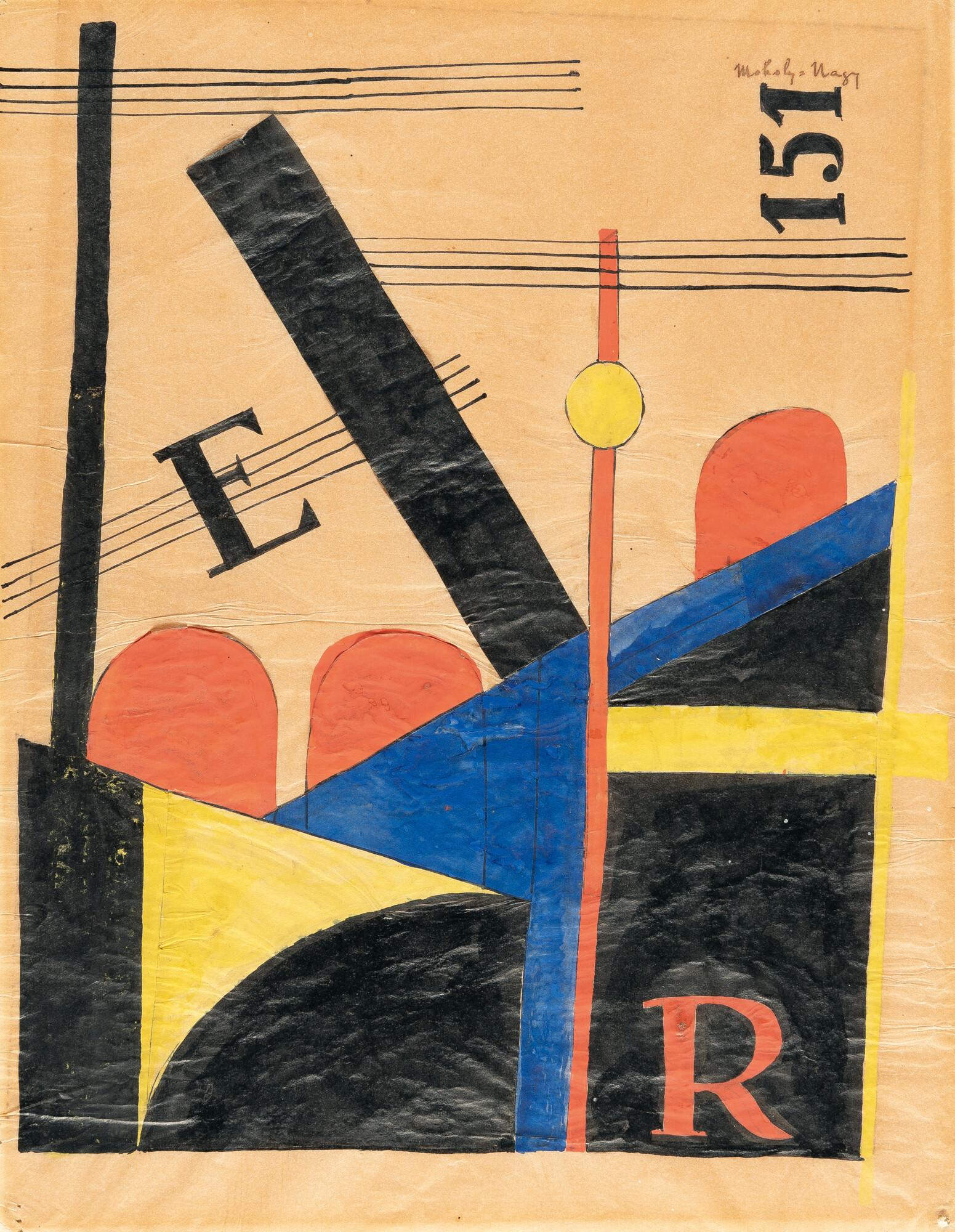 László Moholy-Nagy - Eisenbahnbild