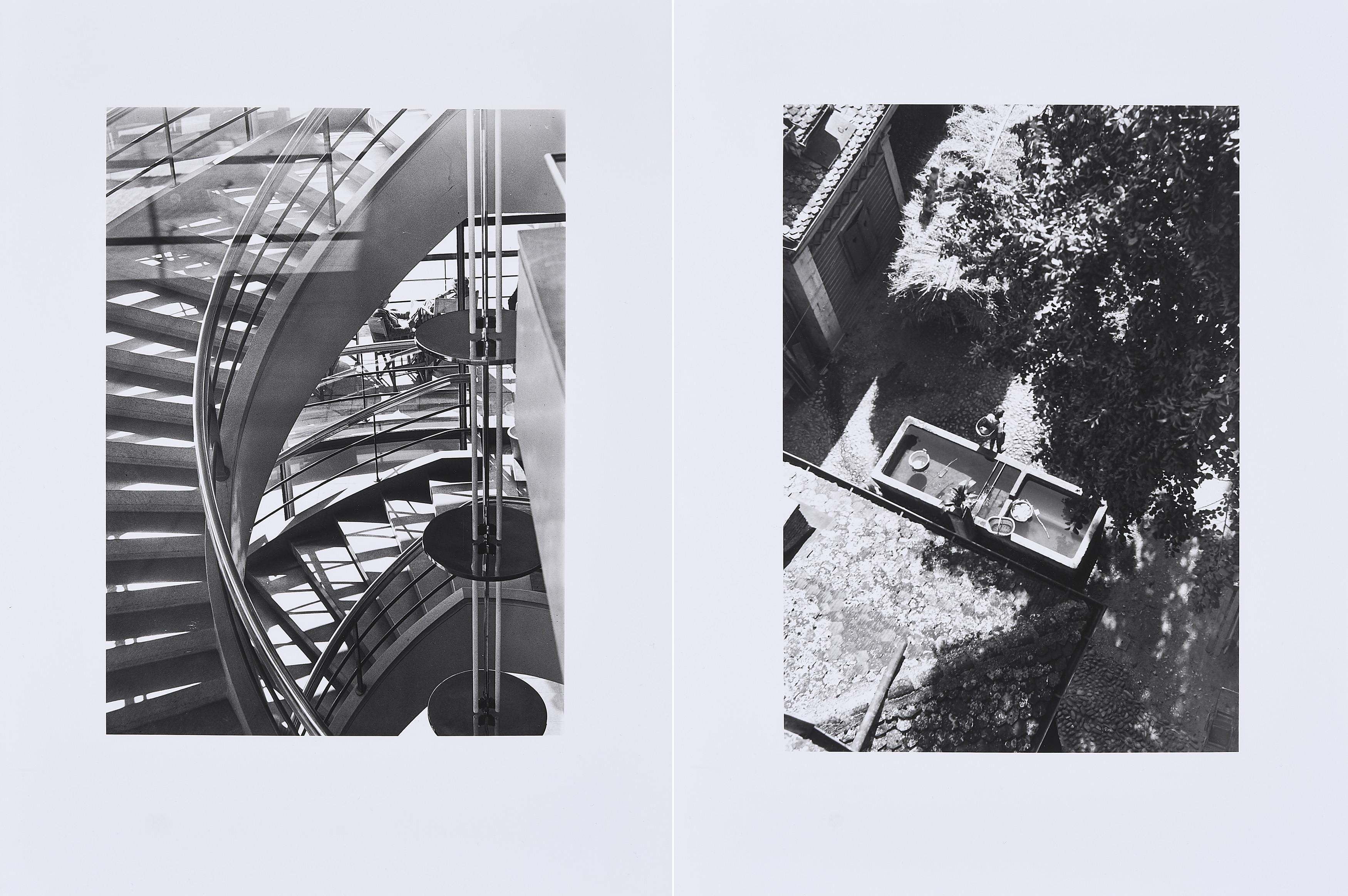 Lászlò Moholy-Nagy - Konvolut von 2 Gelatinesilberabzügen.