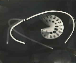 László Moholy-Nagy - Photogram (Wire Gauge With Linear Accents)