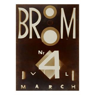 László Moholy-Nagy - \'Umschlag Für Die Zeitschrift “Broom”\' (Photogram \'Cover For The Magazine \