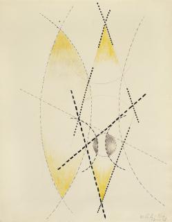 Laszlo Moholy-Nagy - Untitled (Composition, Yellow-Black)