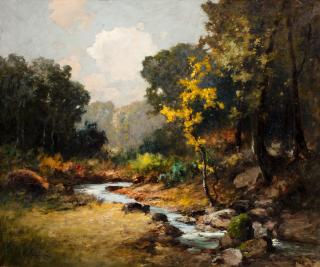 Lászlo Neogrady - Forest Stream.
