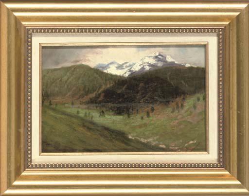 László von Mednyanszky - A view accross the valley