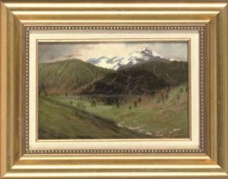 László von Mednyanszky - A view accross the valley