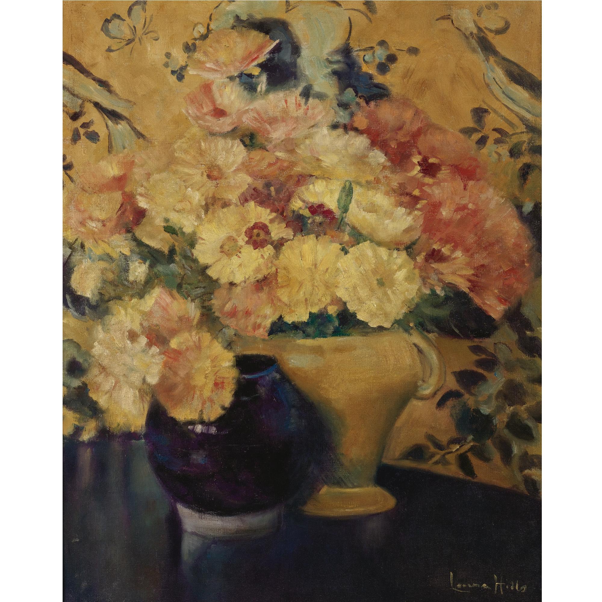 Laura Coombs Hills - Still Life With Flowers
