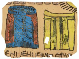 Laura Craig Mcnellis - Blue and Yellow Garments, circa 1982