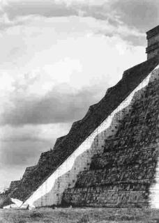 Laura Gilpin - Steps of the Castillo, Chichen Itza