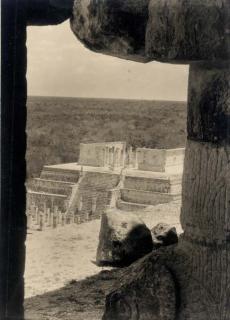 Laura Gilpin - Temple of Warriors from top of Castillo, 1932