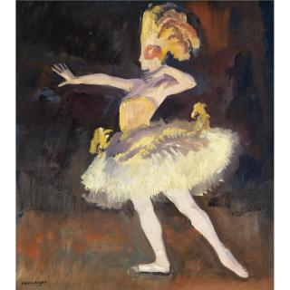 Laura Knight R.A., R.W.S., R.E., R.W.A., P.S.W.A. - Tamara Karsavina As The Firebird